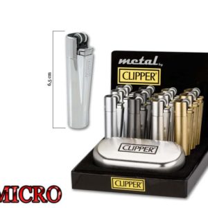 mechero clipper metal micro